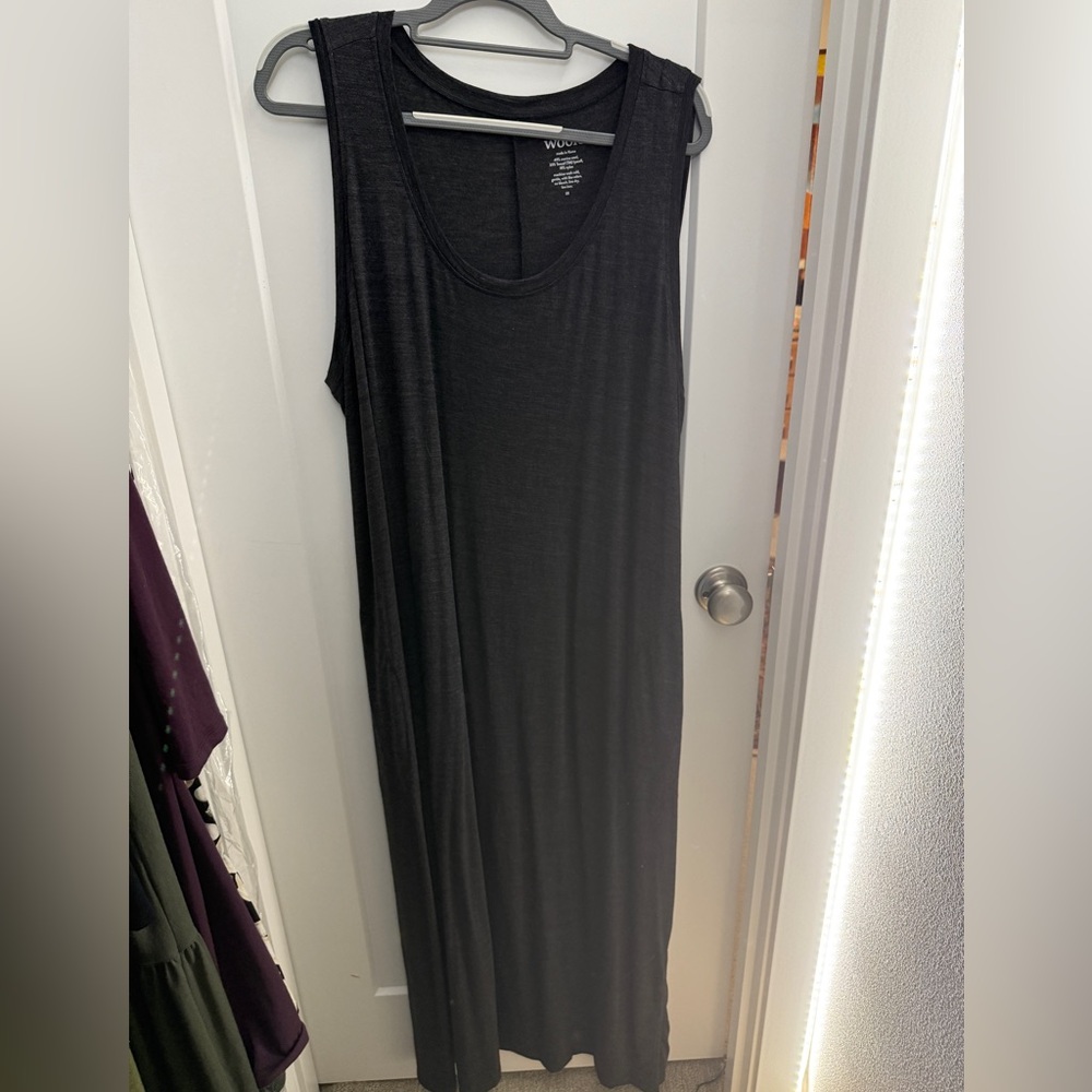Wool& audrey tencel™ maxi dress heather grey 3X